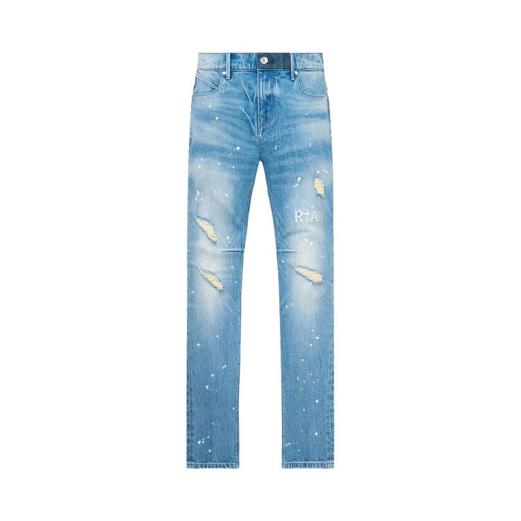RtA Clayton Skinny Jean 'Medium Blue Painted'