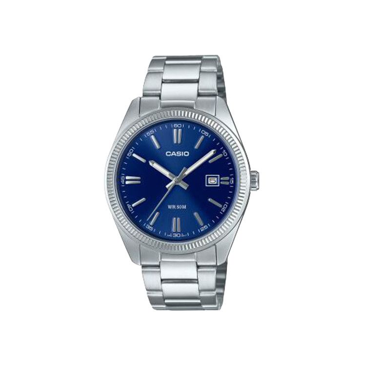 Casio Analog Watch 'Stainless Steel/Blue'