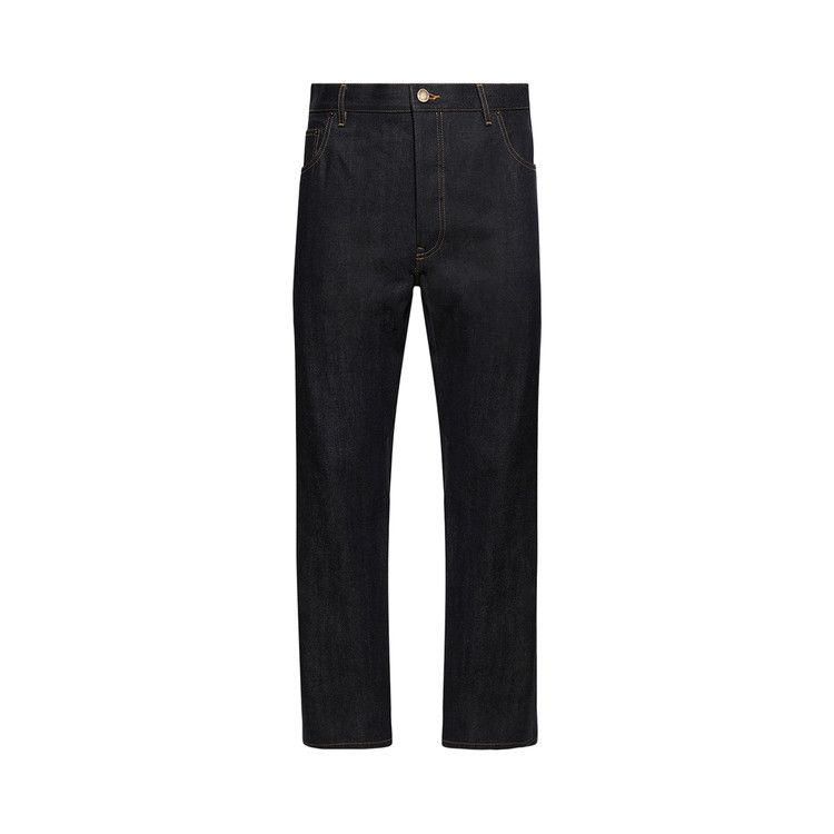 Thom Browne Denim 5 Pocket Trouser In Japanese Selvedge Denim 'Navy'