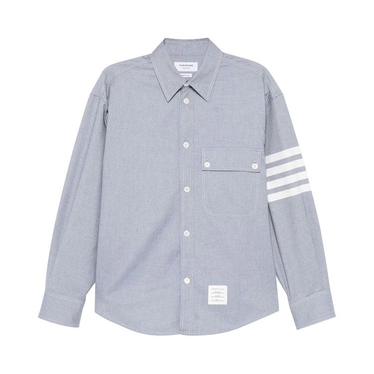 Thom Browne 4 Bar Stripe Oversized Shirt 'Light Blue'