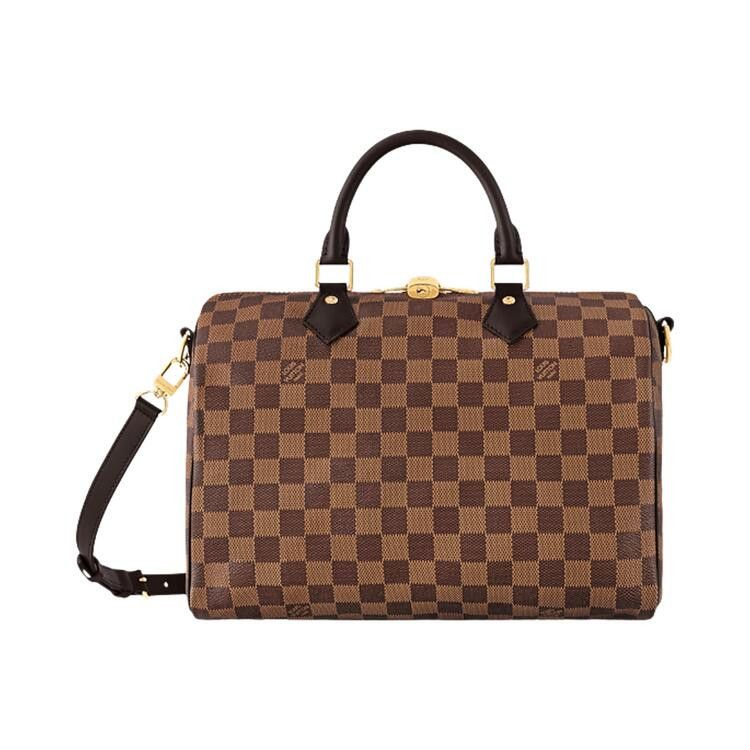 Louis Vuitton Speedy Bandouliere 30 'Brown Damier Ebene Canvas'