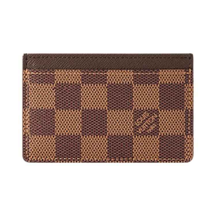 Louis Vuitton Card Holder 'Brown Damier Ebene Canvas'