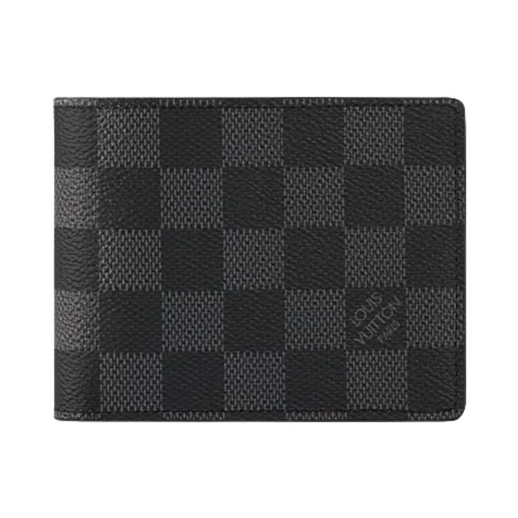 Louis Vuitton Slender Wallet 'Black Damier Graphite Canvas'
