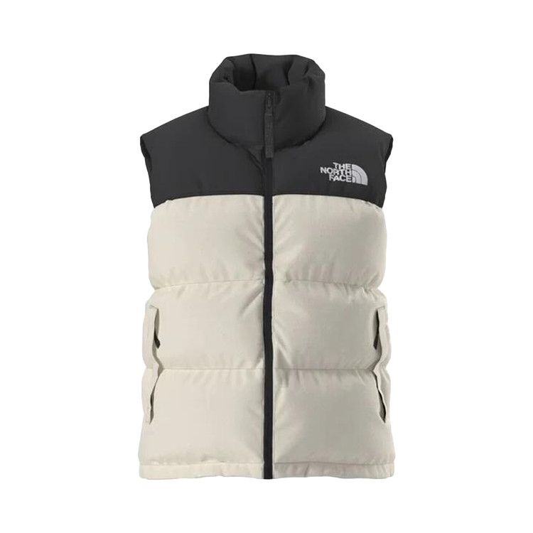 The North Face 1996 Retro Nuptse Vest 'White Dune/TNF Black'