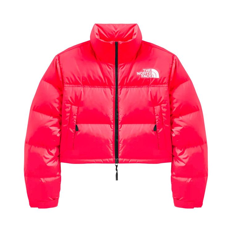 The North Face Nuptse Short Jacket 'Brilliant Coral'