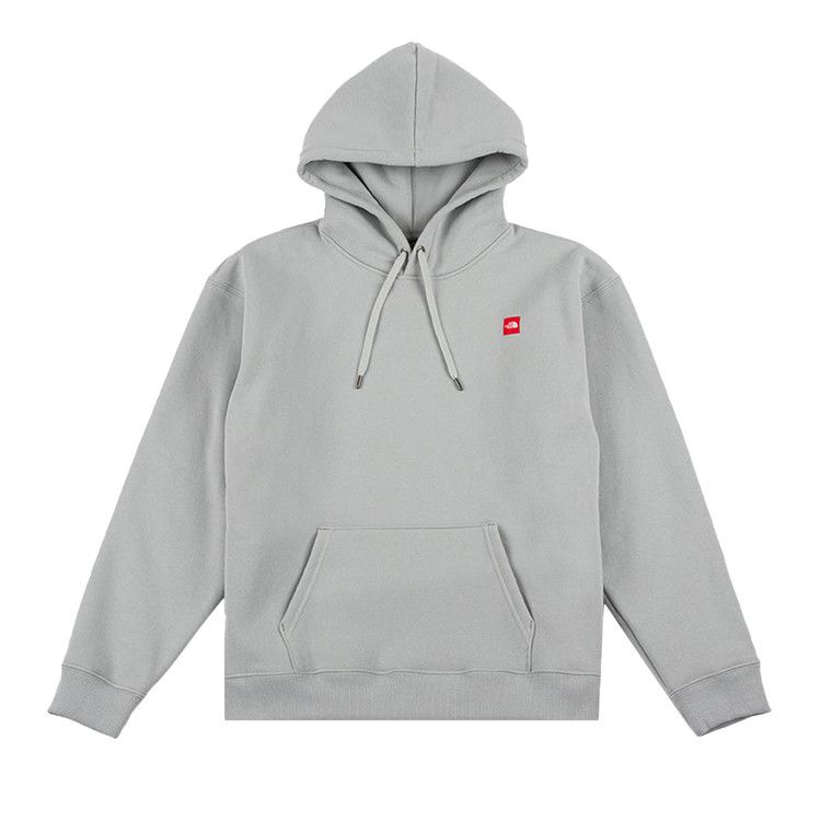The North Face Red Box Everest Heavyweight Hoodie 'High Rise Grey'