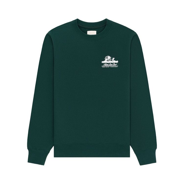 Aimé Leon Dore Unisphere Crewneck Sweatshirt 'Botanical Green'