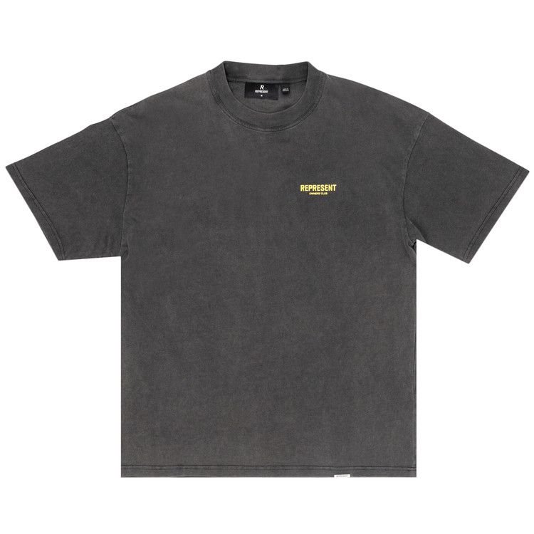 Represent Clo Represent Owners Club T-Shirt 'Vintage Grey/Yellow'
