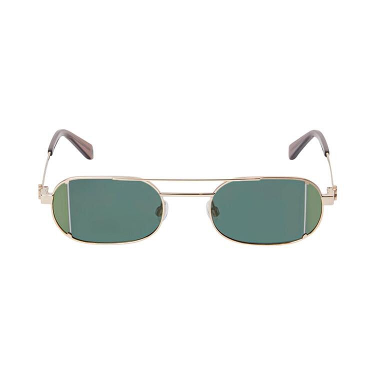 Off-White Lynn Square Sunglasses 'Gold'