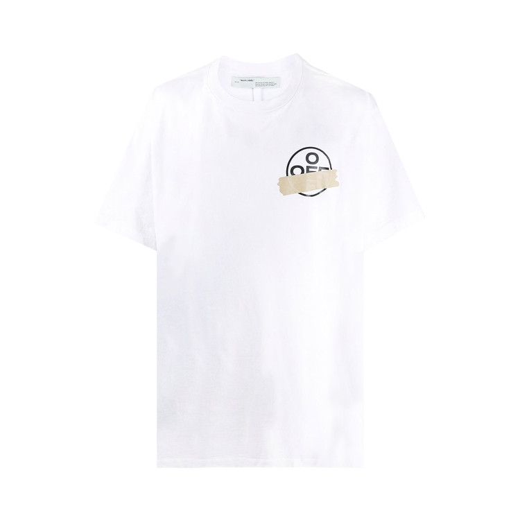 Off-White Tape Arrows Short Sleeve Over Tee 'White'