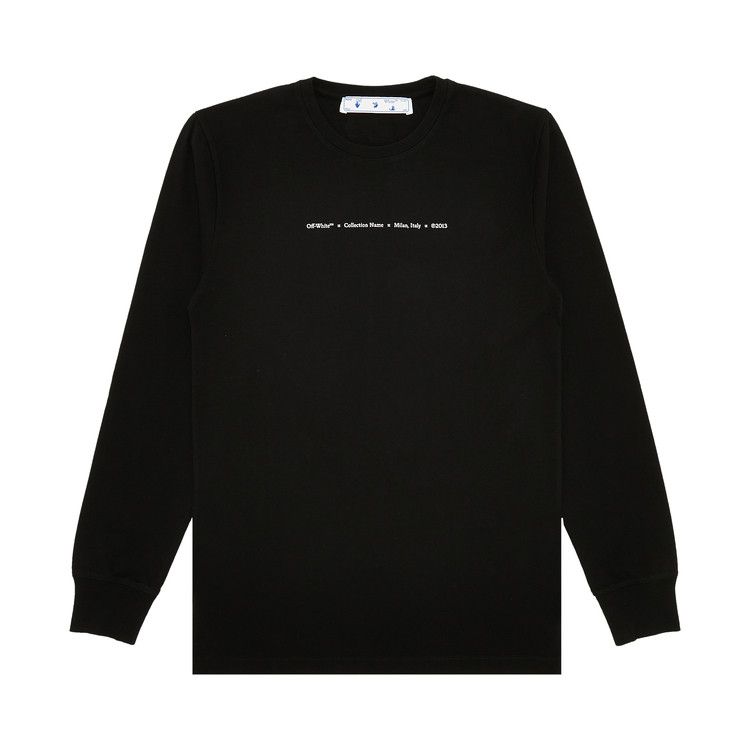 Off-White Tornado Arrow Long-Sleeve Tee 'Black/Multicolor'