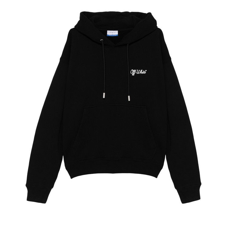 Off-White Script Skate Hoodie 'Black/White'