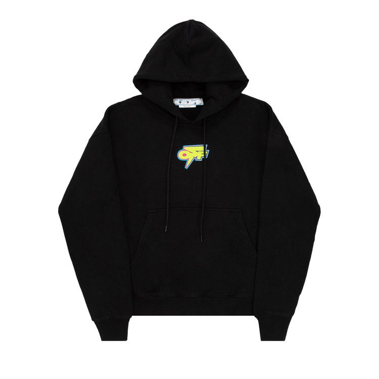Off-White Degrade Thunger Skate Hoodie 'Black/Green'