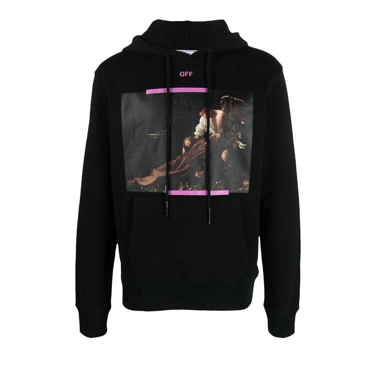 Off-White Caravaggio Print Hoodie 'Black Cyclamen'