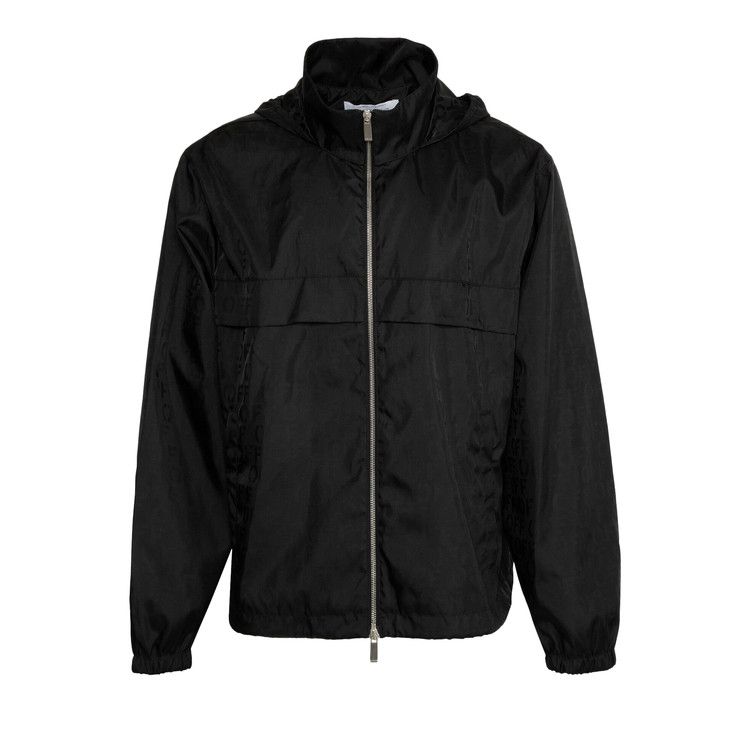 Off-White Jacquard Hood Windbreaker 'Black'