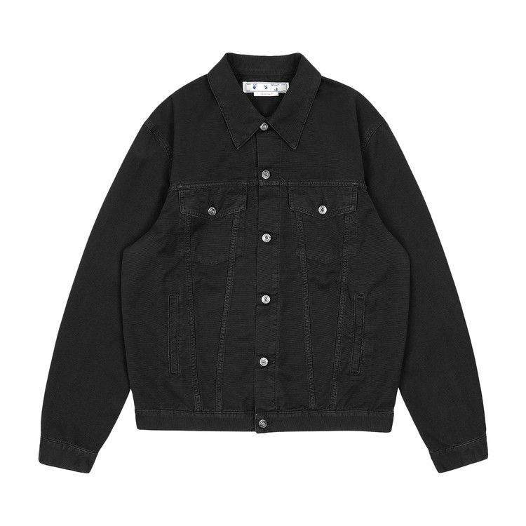 Off-White Wave Off Canvas Skate Jacket 'Black'