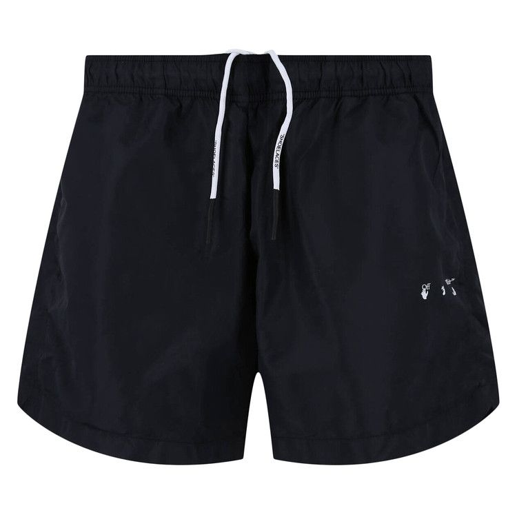 Off-White Logo Swim Shorts 'Black'