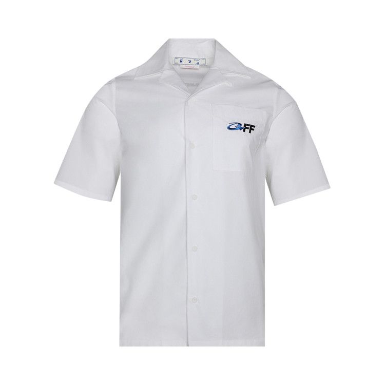Off-White Exact Opp Holiday Shirt 'White/Black'