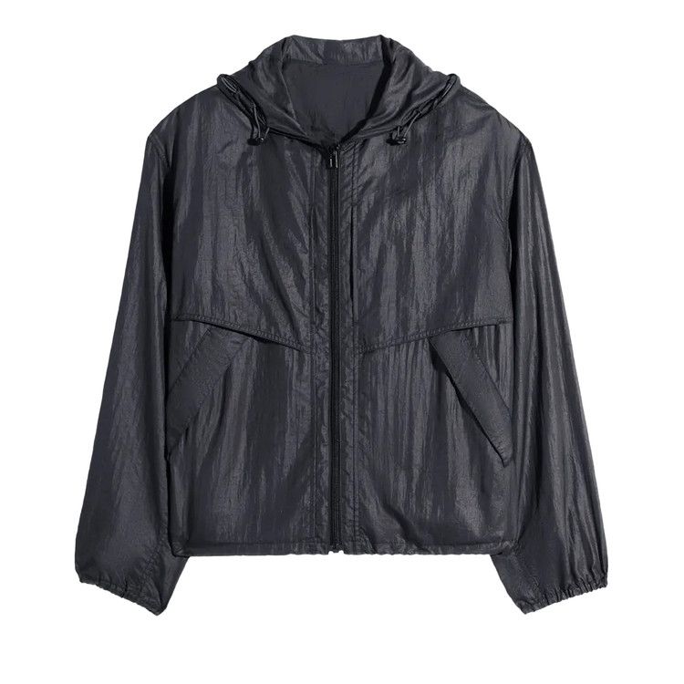 Lemaire Hooded Windbreaker 'Ash Black'