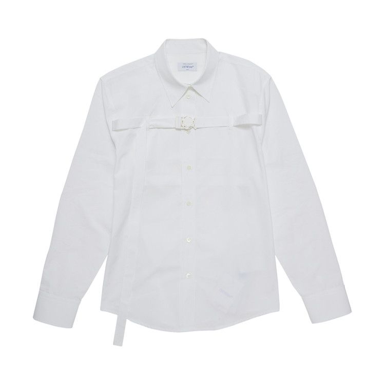 Off-White Poplin Buckle Shirt 'White'