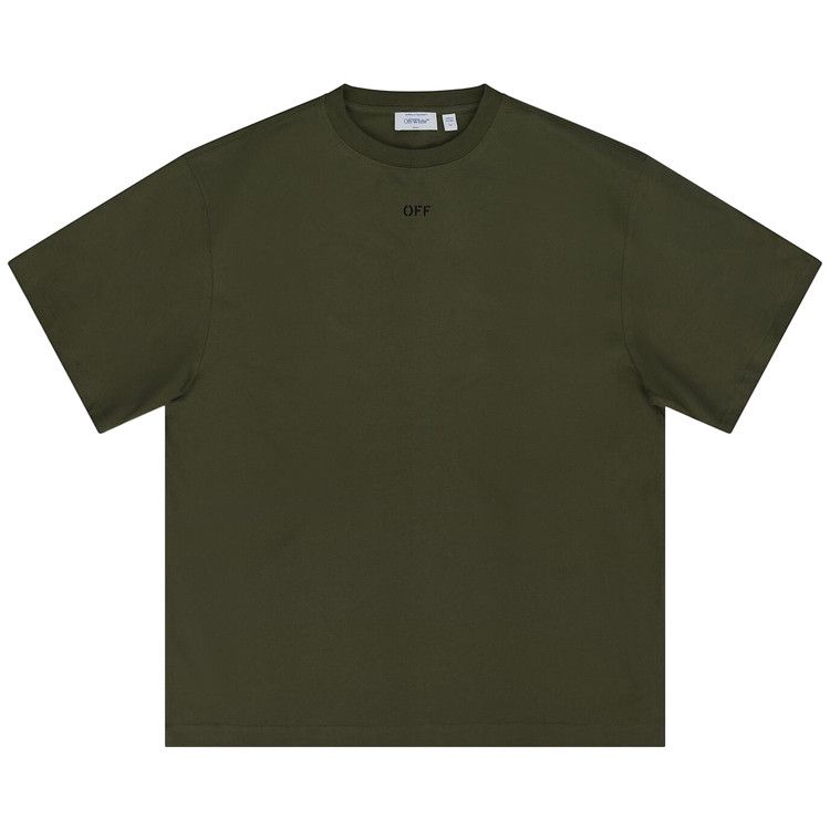 Off-White Solid Arrow T-Shirt 'Winter Moss'