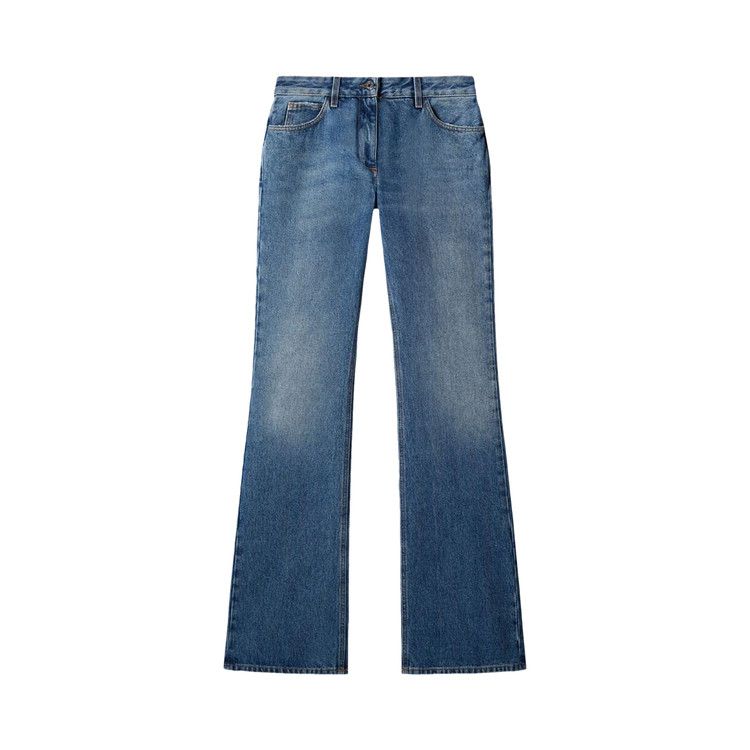 Off-White Slim Flared 5 Pocket Pants 'Blue'