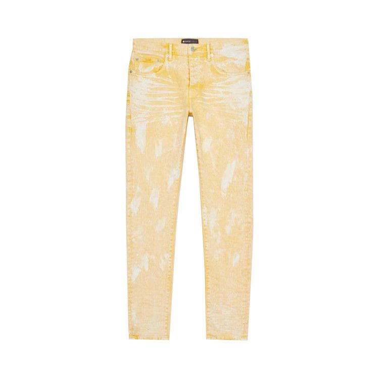 PURPLE BRAND Low Rise Skinny Jeans 'Bright Yellow/Hard Wax'
