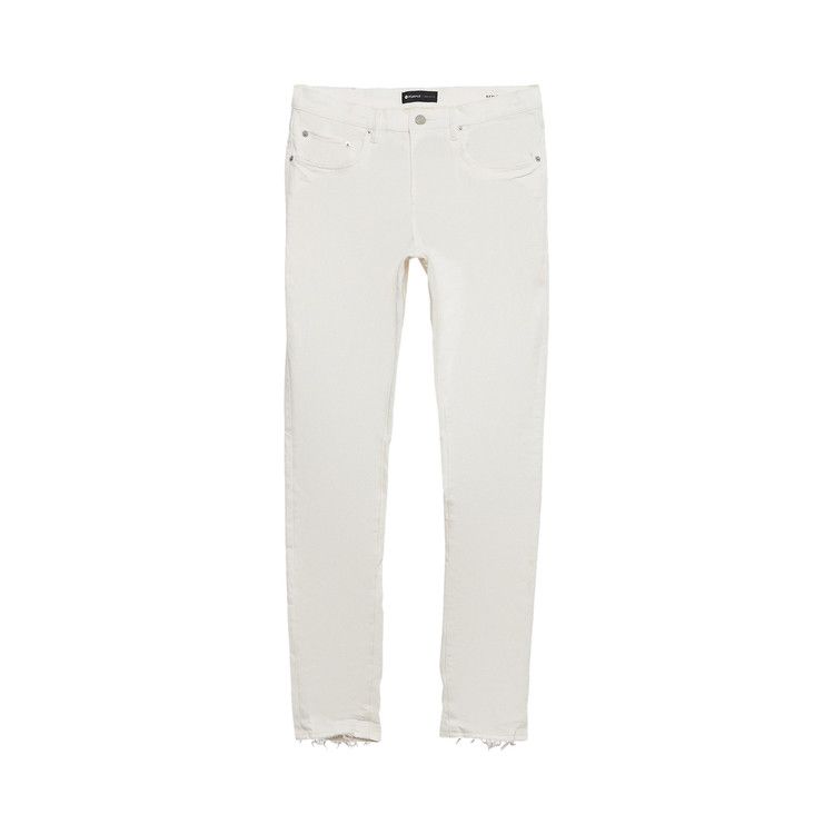 PURPLE BRAND Low Rise Skinny Jeans 'Optic White'
