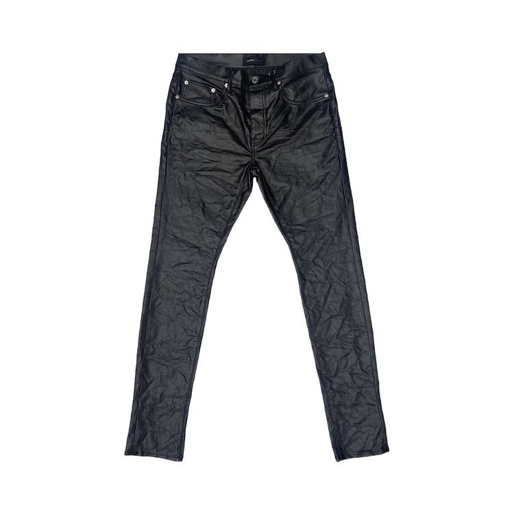 PURPLE BRAND Patent Film Denim 'Black'