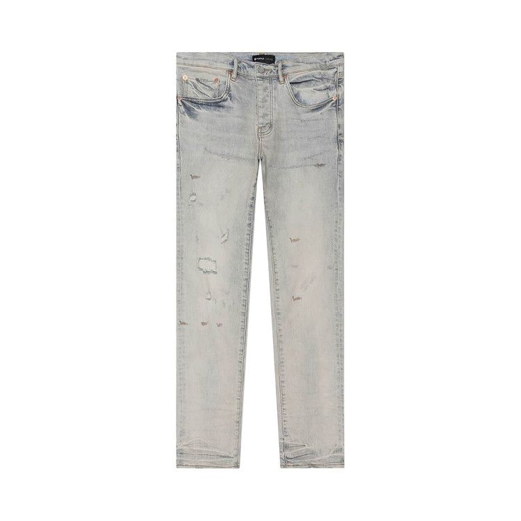PURPLE BRAND Superlight Oil Repair Low Rise Skinny Jean 'Grey'