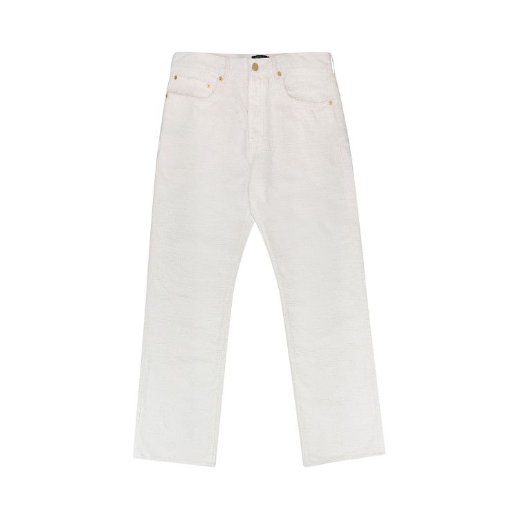 PURPLE BRAND Jacquard Straight 'Off White'