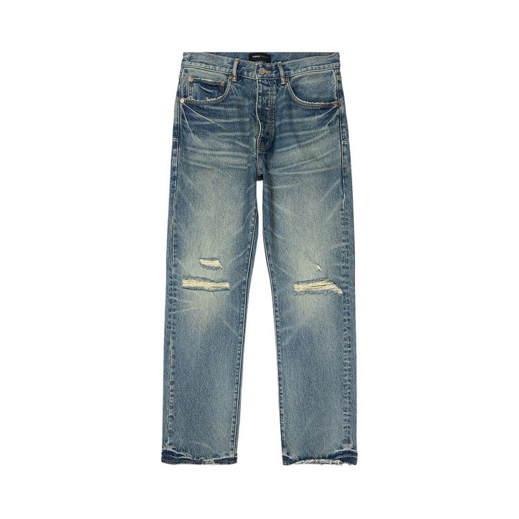 PURPLE BRAND Vintage Knee Slit Jeans 'Mid Indigo'