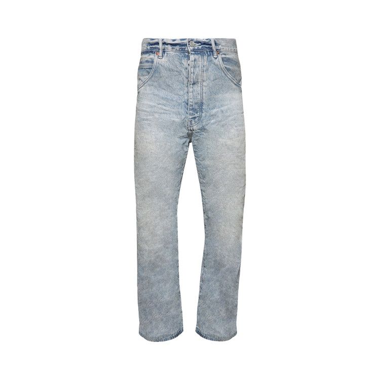 PURPLE BRAND Worn Baggy Jeans 'Light Indigo'