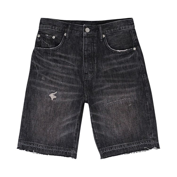 PURPLE BRAND Blowout Relaxed Shorts 'Black'