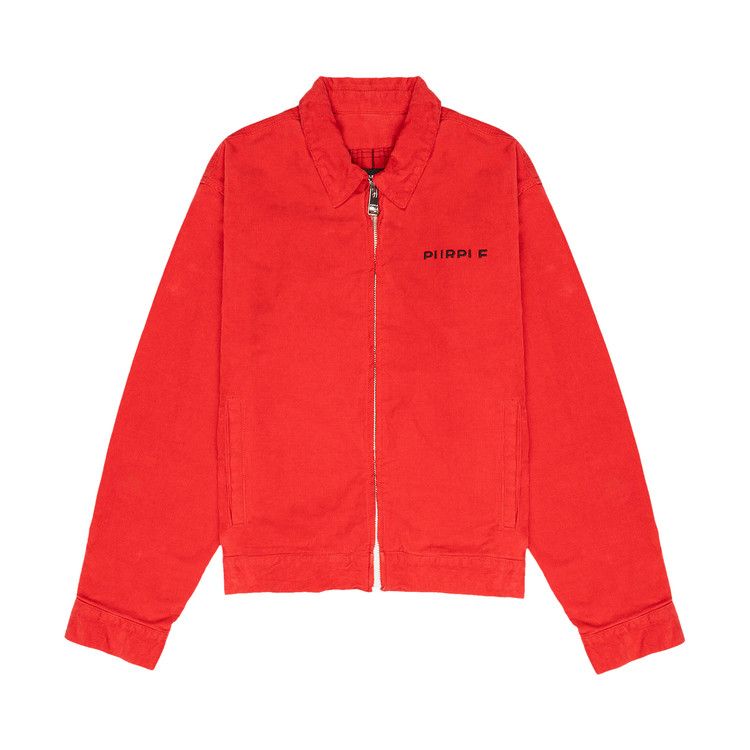 PURPLE BRAND Cord Flannel Lined Jacket 'Red'
