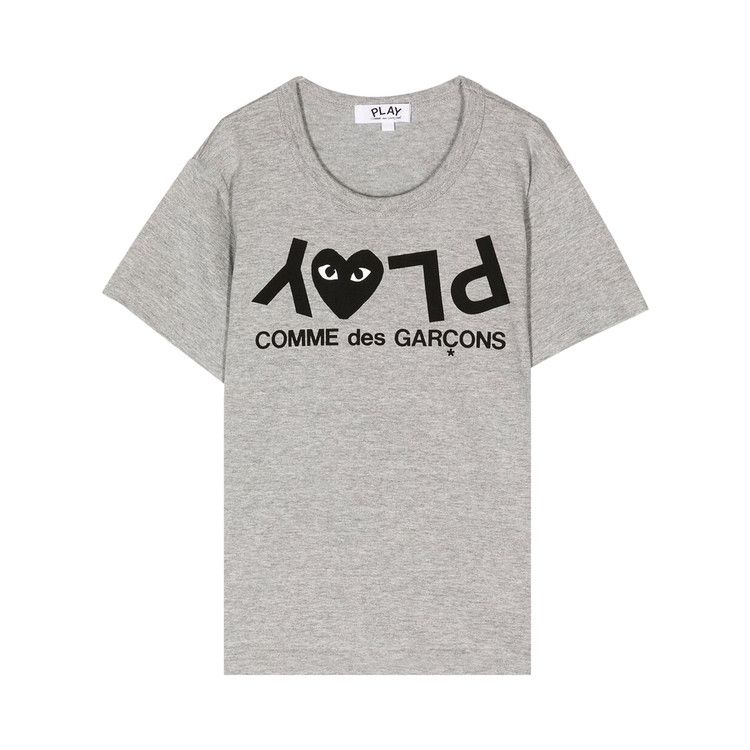 Comme des Garçons PLAY Reverse Logo Print T-Shirt 'Grey'