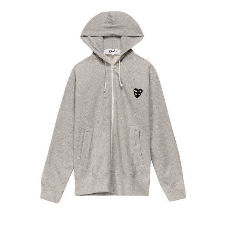 Comme des Garçons PLAY Mini Logo Hoodie 'Grey'