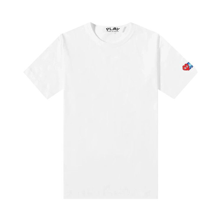 Comme des Garçons PLAY x Invader Logo Patch T-Shirt 'White'
