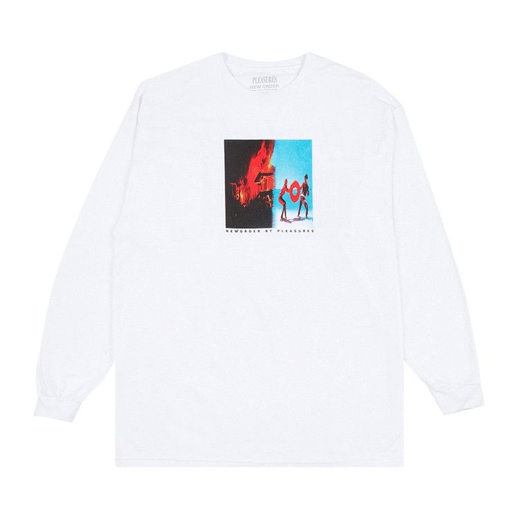 Pleasures Repulic Long-Sleeve T-Shirt 'White'