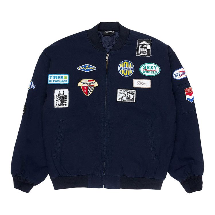 Pleasures Worms Mechanic Jacket 'Navy'
