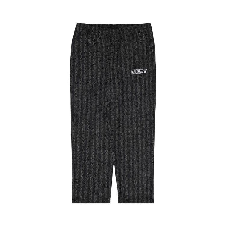 Pleasures Control Striped Easy Pant 'Black'
