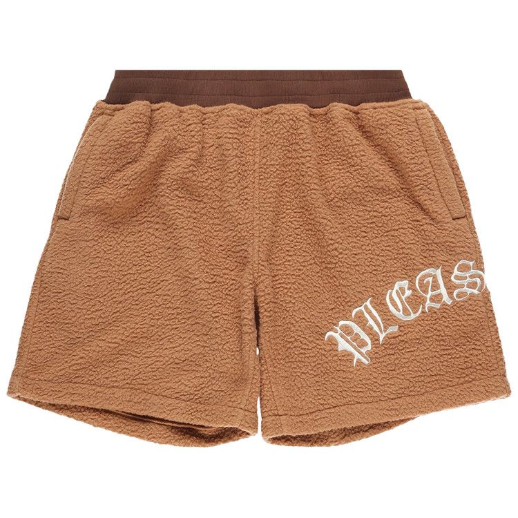 Pleasures Mars Sherpa Shorts 'Brown'