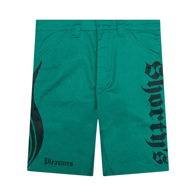Pleasures Gutierrez Work Shorts 'Green'