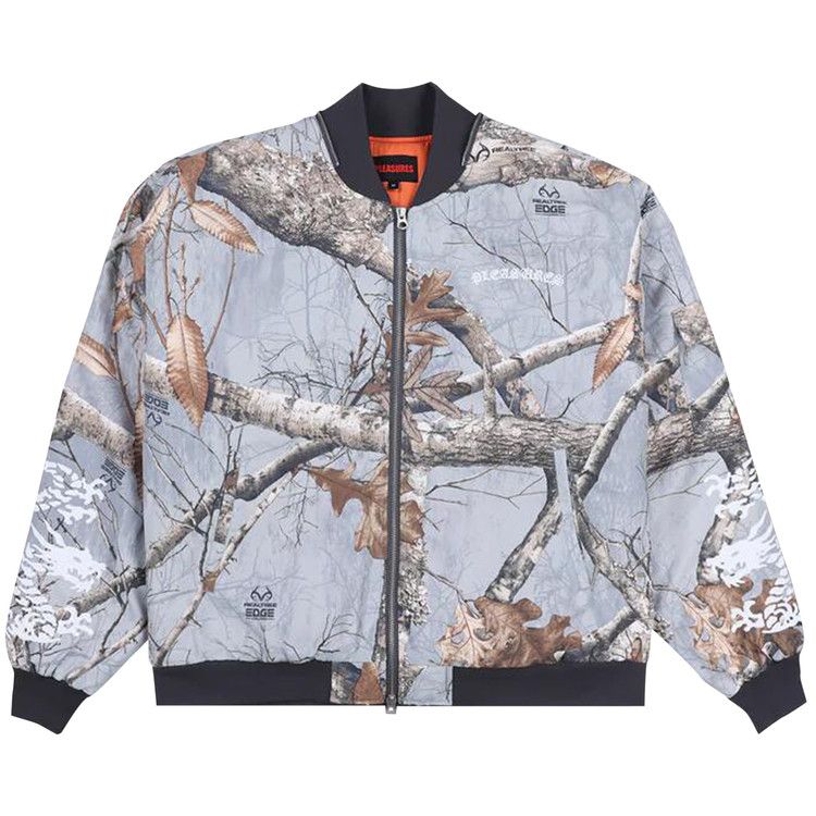 Pleasures Dragon Bomber Jacket 'Grey Edge'