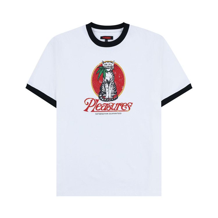 Pleasures Cat Heavyweight Ringer 'White'