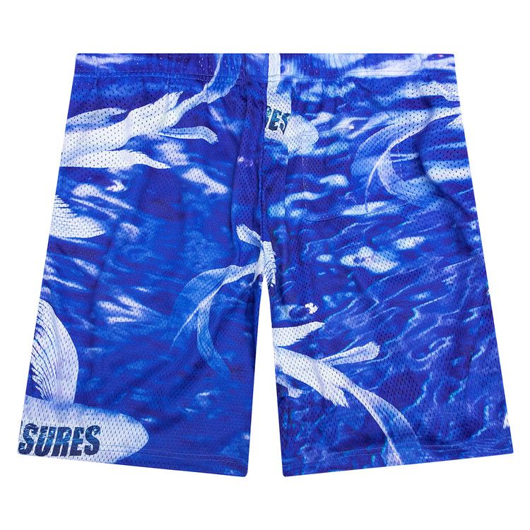 Pleasures Koi Mesh Shorts 'Blue'