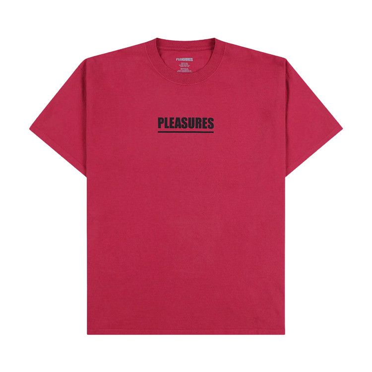 Pleasures Scripture T-Shirt 'Ruby'