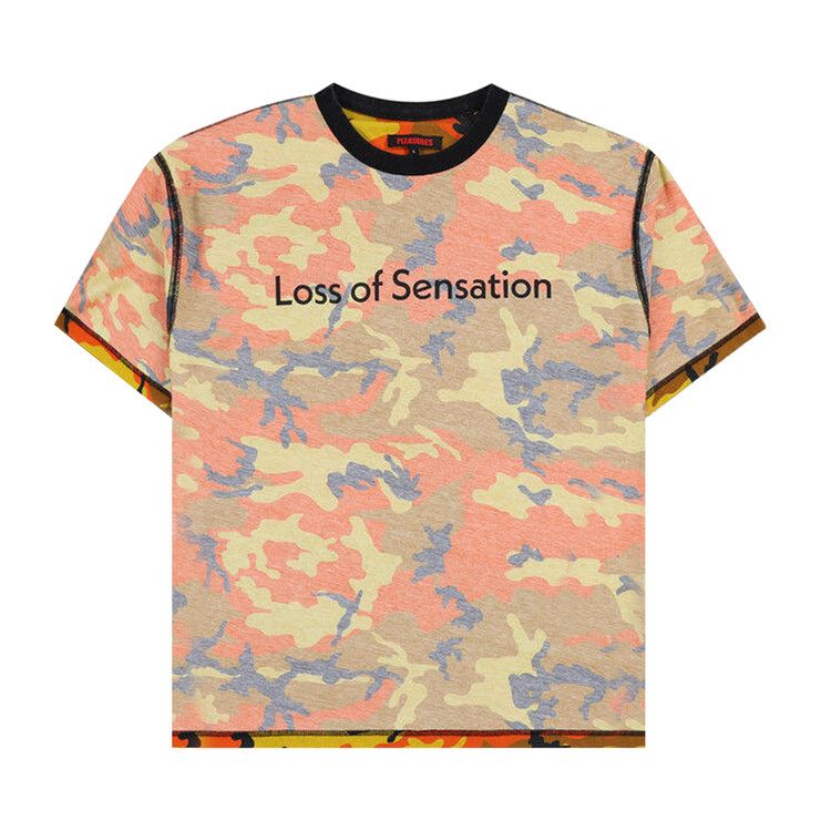 Pleasures Sensation Camo T-Shirt 'Orange'