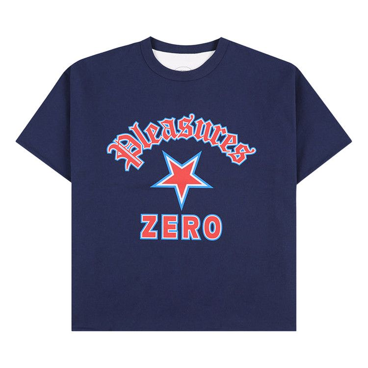 Pleasures Stars Reversible T-Shirt 'Navy'