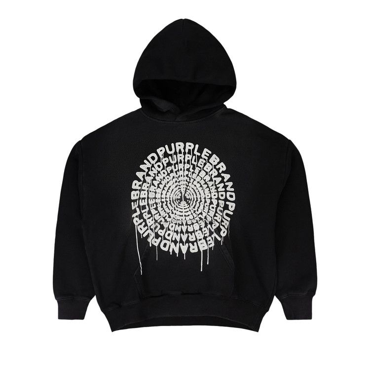 PURPLE BRAND HWT Fleece Pullover Hoodie 'Black'